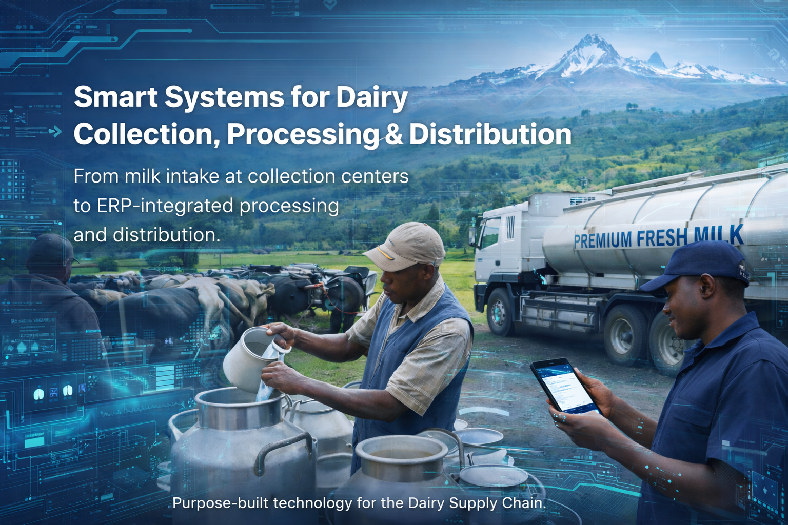 Dairy operations banner